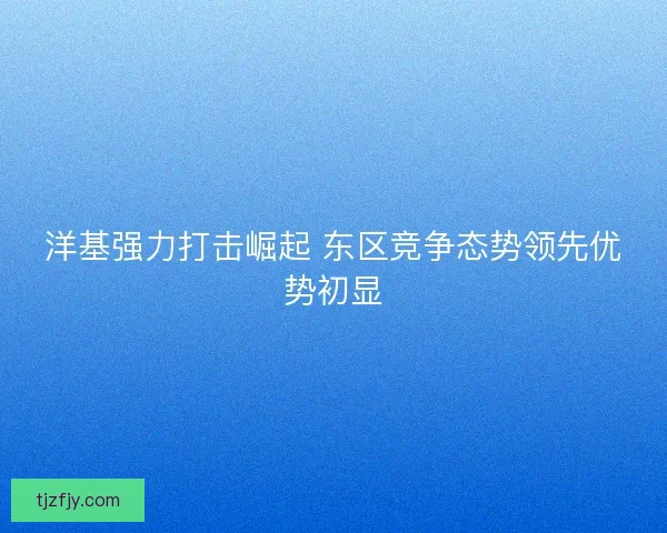 洋基强力打击崛起 东区竞争态势领先优势初显